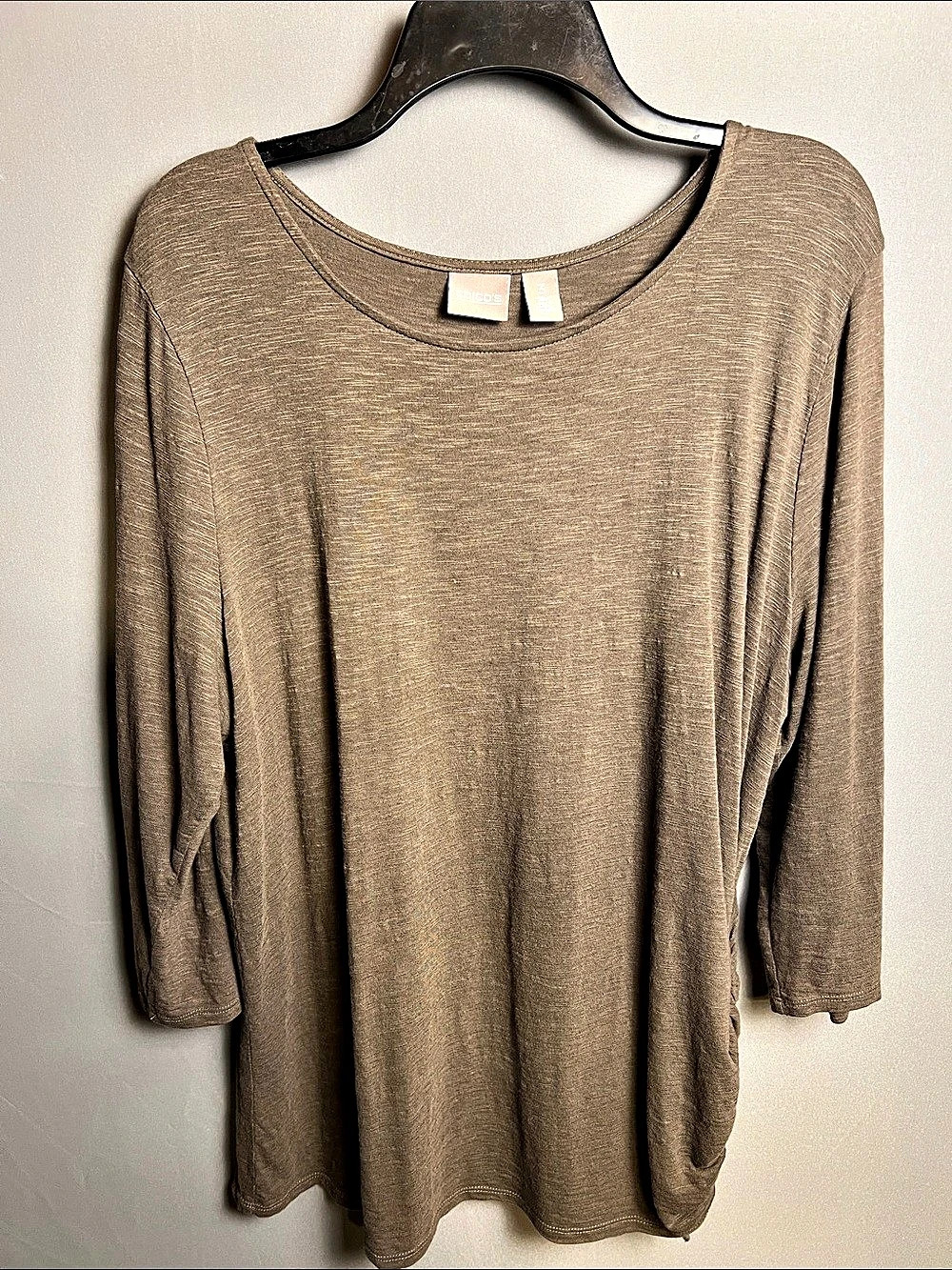 Chico's Lace-Up Tunic in Brown Size 3